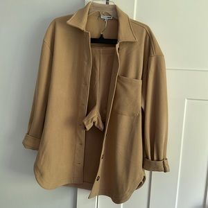 FashionNova tan matching outfit